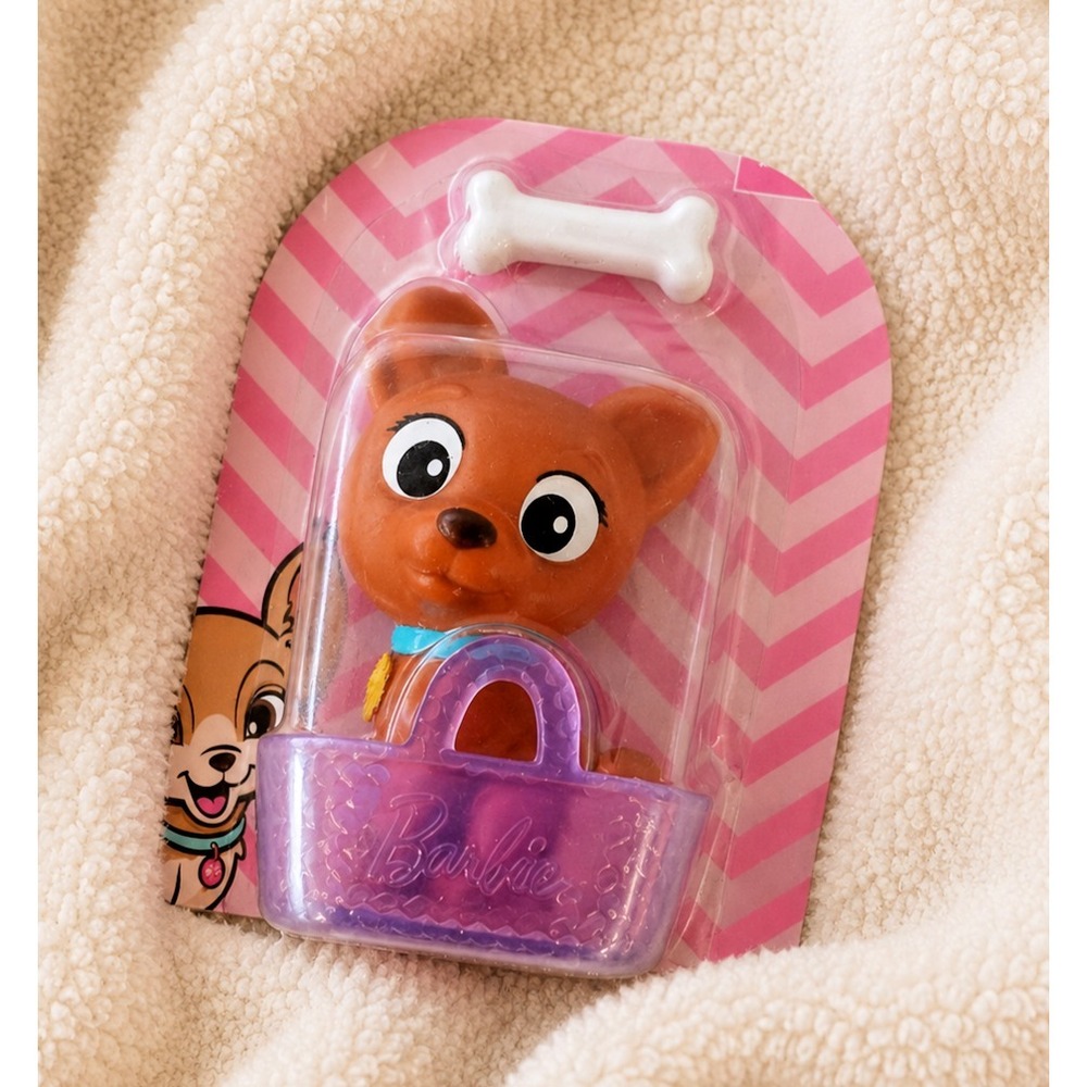 Barbie Pet Brown Puppy with Basket & Bone Mattel Toy 2020 New Sealed Accessory